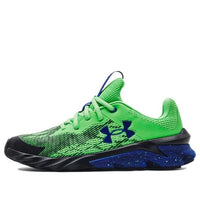 (GS) Under Armour Charged Scramjet 3 Low-Top Green/Black 3022611-303