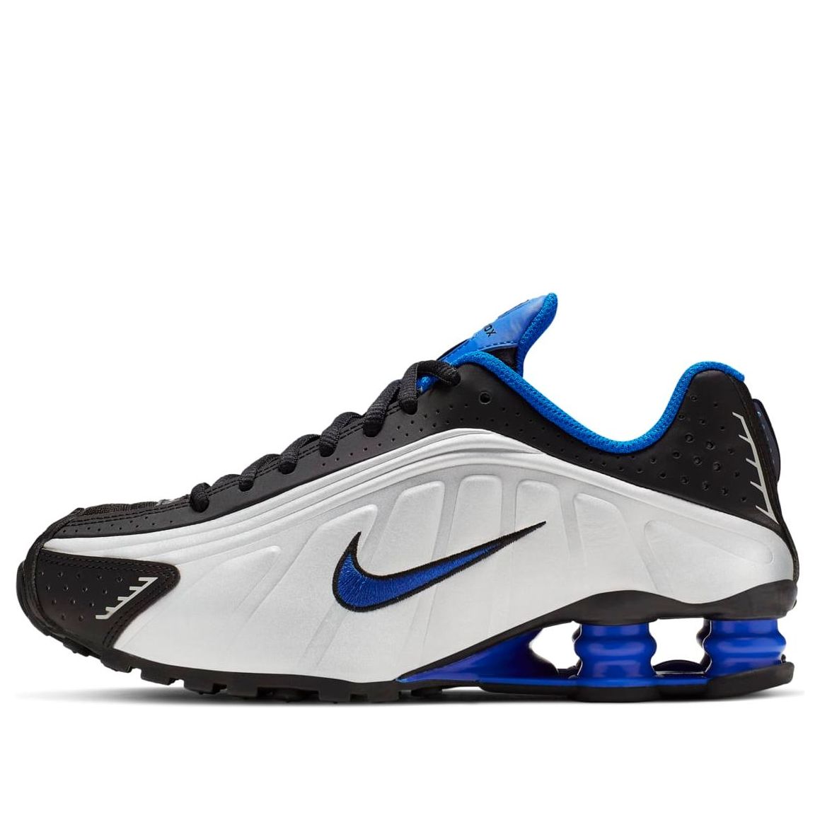 (GS) Nike Shox R4 'Metallic Silver Racer Blue' BQ4000-002