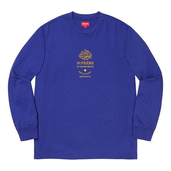 Supreme FW19 Week 7 Marrakech LS Top Logo Tee SUP-FW19-674