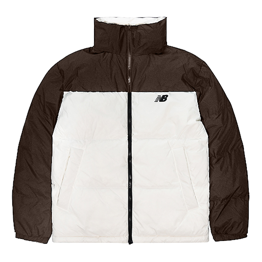 New Balance Lifestyle Puffer Down Jacket Asia Sizing 'White Black' NP94V043-ORG