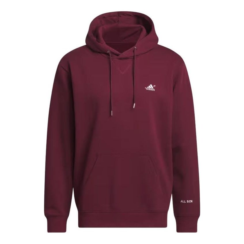 adidas ALL SZN Valentine's Day Hoodie 'Maroon' Asia Sizing IW1678