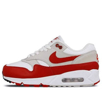 (WMNS) Nike Air Max 90/1 'White University Red' AQ1273-100