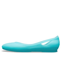 (WMNS) Crocs Flat ice blue Sandals 16265-4DJ