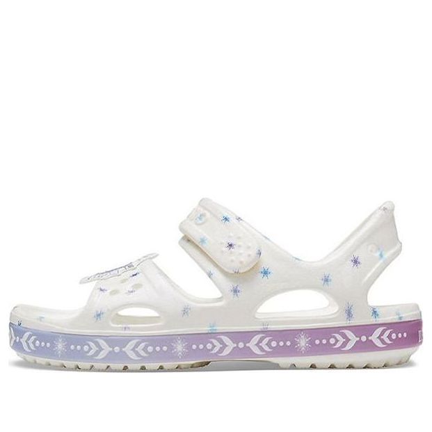 (PS) Crocs Funny Frozen White Sandals 206172-100