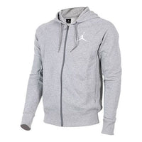 Air Jordan Athleisure Casual Sports Knit Hooded Jacket Gray 822659-063
