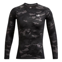 Under Armour ColdGear Infrared Compression Printed Crew 'Black Silver' 1381744-001