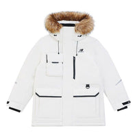 New Balance Logo Down Jacket Asia Sizing 'White' 5PC44603-IV