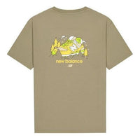 New Balance Shoe Graphic T-Shirt Asia Sizing 'Khaki' AMT41362-CGN
