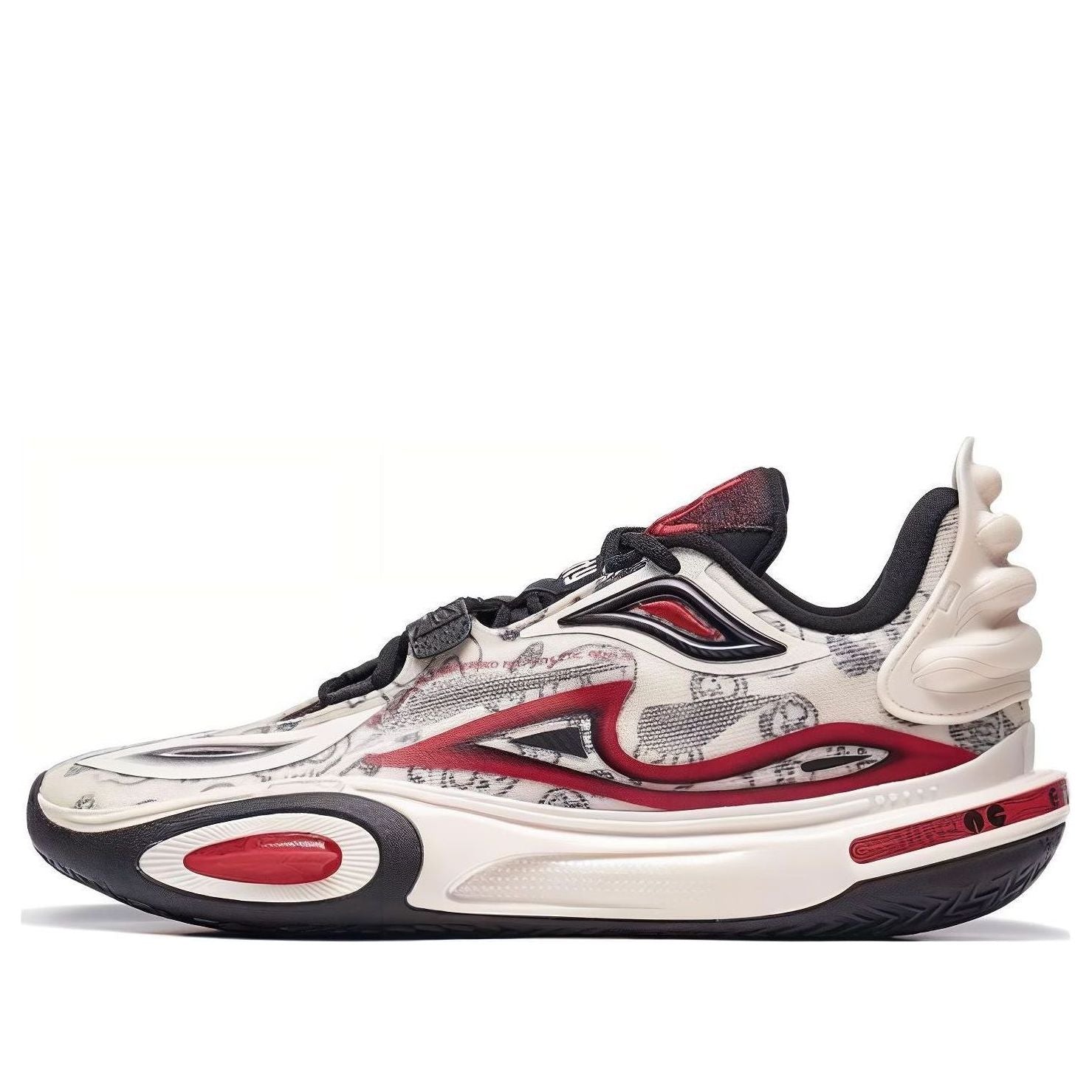 Li-Ning Wade All City 11 V2 'Beige Black Red' ABPT051-1