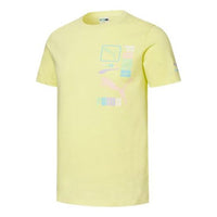PUMA Florid Summer Logo T-Shirt 'Yellow' 533999-40