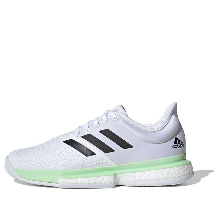 adidas SoleCourt 'White Glow Green' EF2068