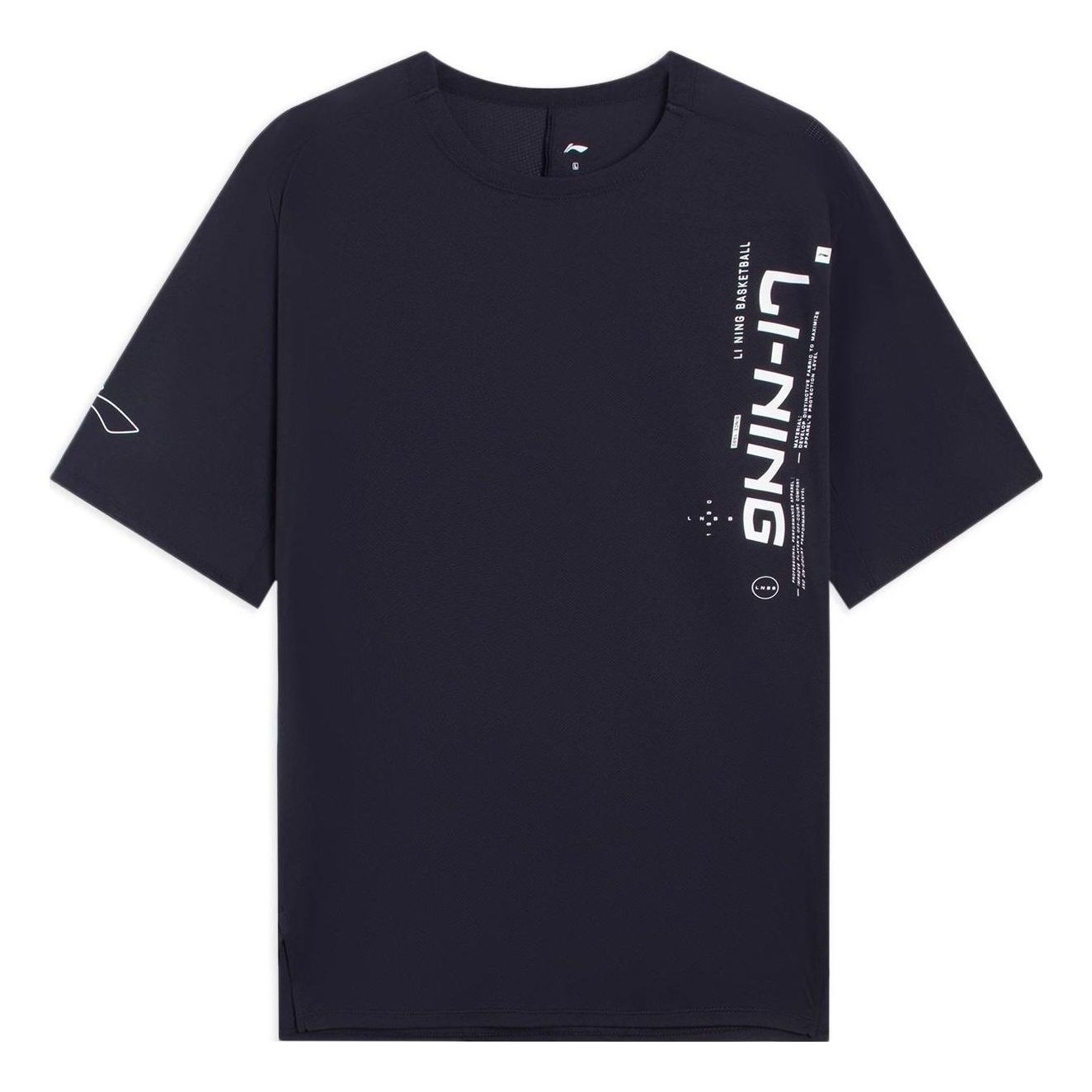 Li-Ning Hoops Graphic T-shirt 'Black' ATSS363-1
