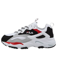 FILA Ray Tracer Low Chunky Shoes Black/White/Red FS1SIB1180X_WBK