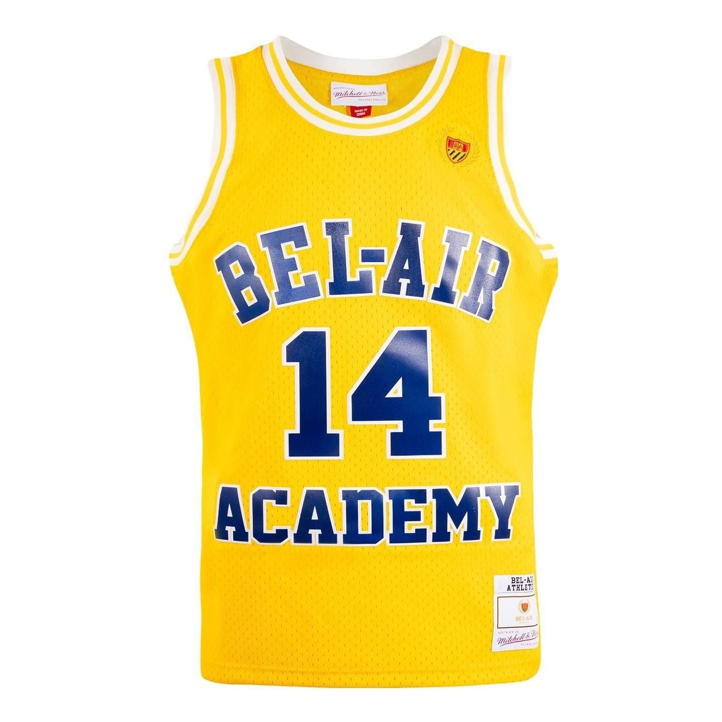 Mitchell & Ness x Bel-Air Home Jersey 'Smith 14' TMTK4803-MNNYYPPPYELL
