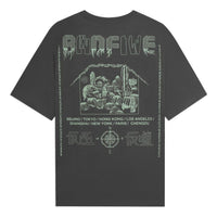 Li-Ning BadFive Graphic Loose Fit T-shirt 'Grey' AHSS733-6