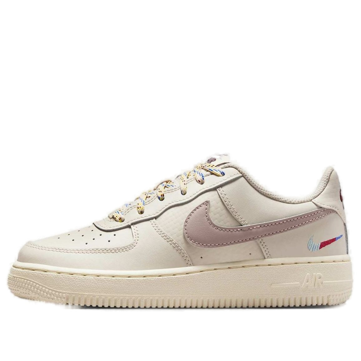 (GS) Nike Air Force 1 LV8 1 'Light Orewood Brown Burgundy Crush' HQ1907-100