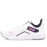 (WMNS) PUMA Platinum Shimmer 'White Black Pink' 195265-05