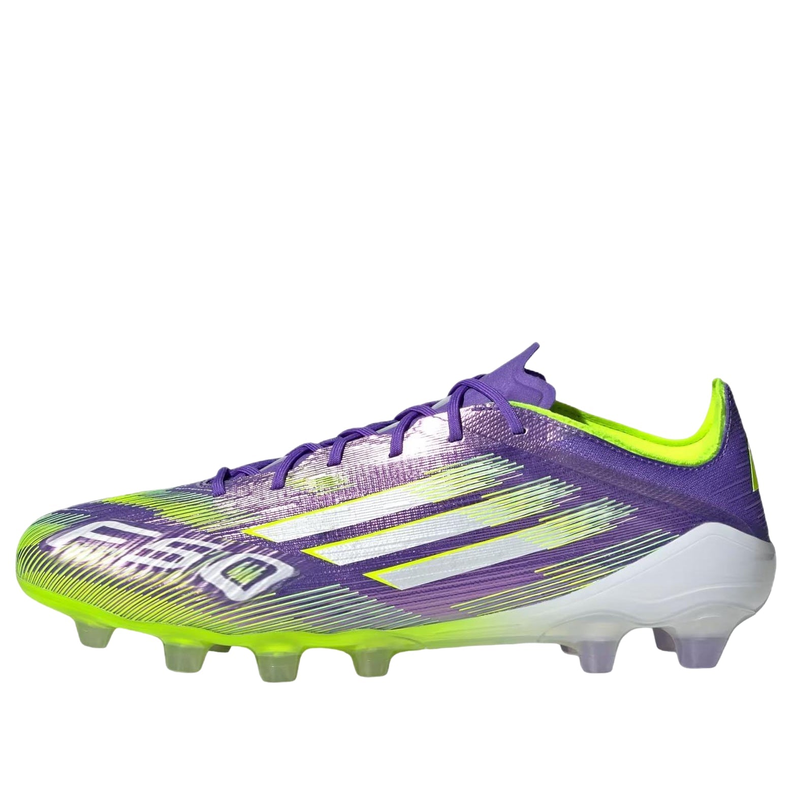 adidas F50 Elite HG/AG 'Purple Rush Cloud White Lucid Lemon' JH7645