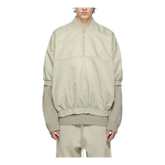 Fear of God Essentials SS22 Green Nylon Jacket Seafoam FOG-SS22-580