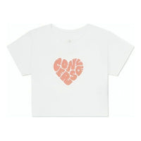 (WMNS) Converse Colourful Heart T-Shirt Asia Sizing 'White' 10026369-A01