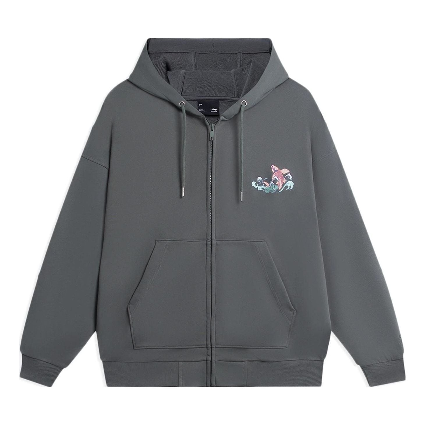 Li-Ning Chinese Culture Graphic Hooded Jacket 'Grey' AWDSG13-2