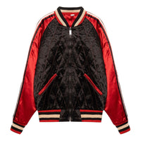 Gucci Reversible Acetate Bomber Jacket 'Black Red' 538282-ZAAJ3-1049