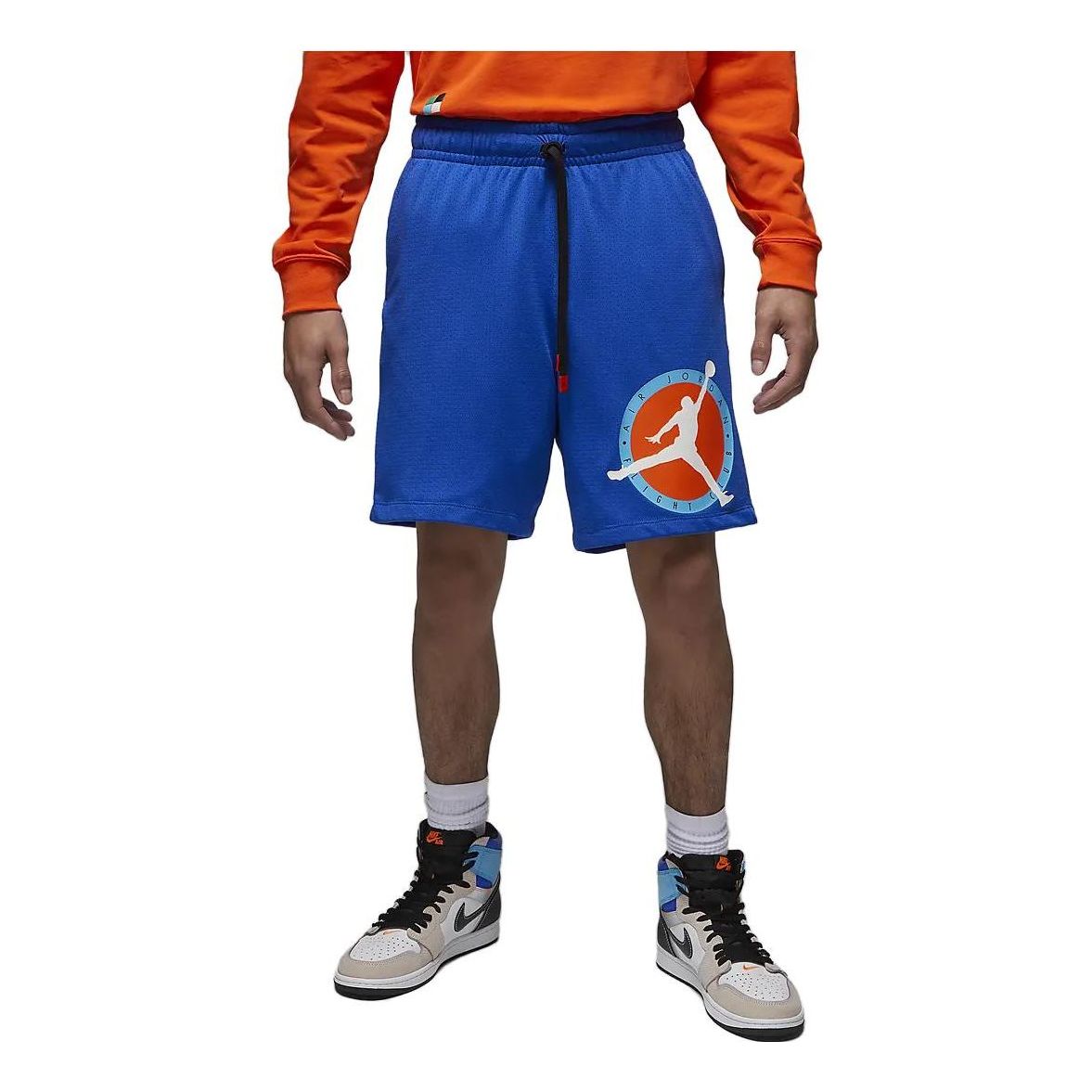 Air Jordan Flight MVP Mesh Shorts 'Blue Orange' DV7602-480