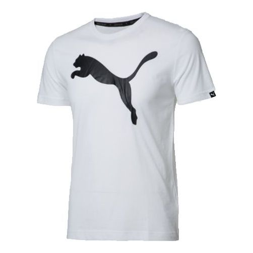 PUMA Minimalistic Round Neck Short Sleeve White 593040-91