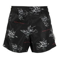 Off-White SS21 Pattern Printing Pants Black OMFA003R21FAB0031001