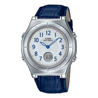 CASIO LWA-M145 Series Waterproof Quartz 34.6mm /White Blue Analog LWA-M145L-2AJF