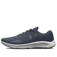 (WMNS) Under Armour Charged Pursuit 3 Twist 'Grey White' 3026692-400