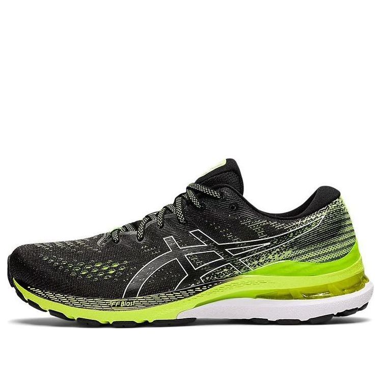 ASICS Gel-Kayano 28 2E Wide 'Black Hazard Green' 1011B188-004
