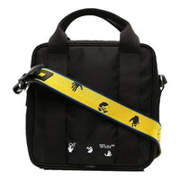 Off-White 21 logo Printing Series Messenger Bag Black OMNN016S21FAB0011001