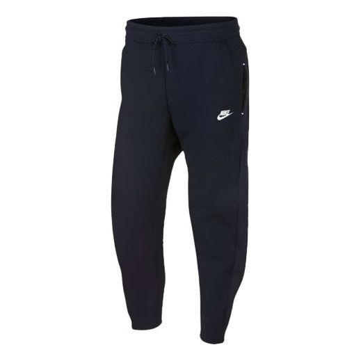 Nike Tech Athleisure Casual Sports Long Pants Navy Blue 928507-451