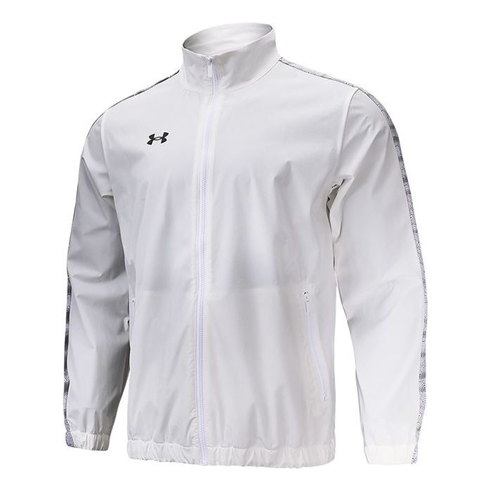Under Armour Sportstyle Woven Full Zip Jacket 'White' 22500401-100