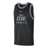 Nike x NBA Brooklyn Nets Training Jerseys 'Black' DR2269-010