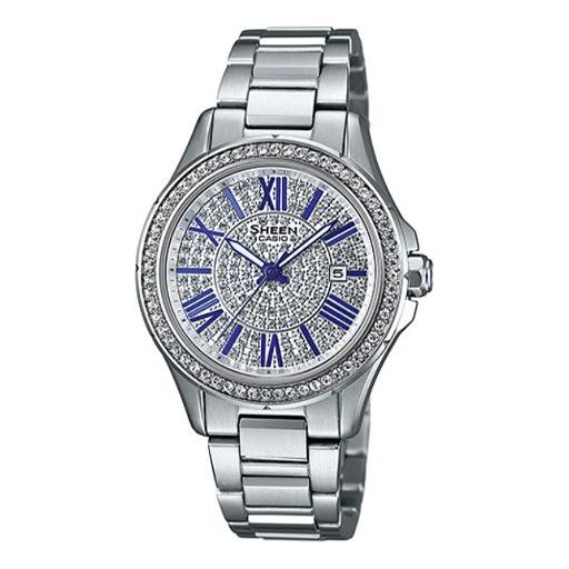CASIO SHEEN Waterproof Stainless Steel Strap Silver Analog SHE-4510D-7AUDR