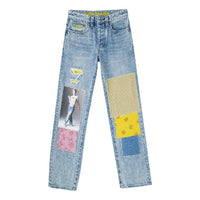 Drew House Indigo Patchwork Jeans 'Blue' DR-FW20-96