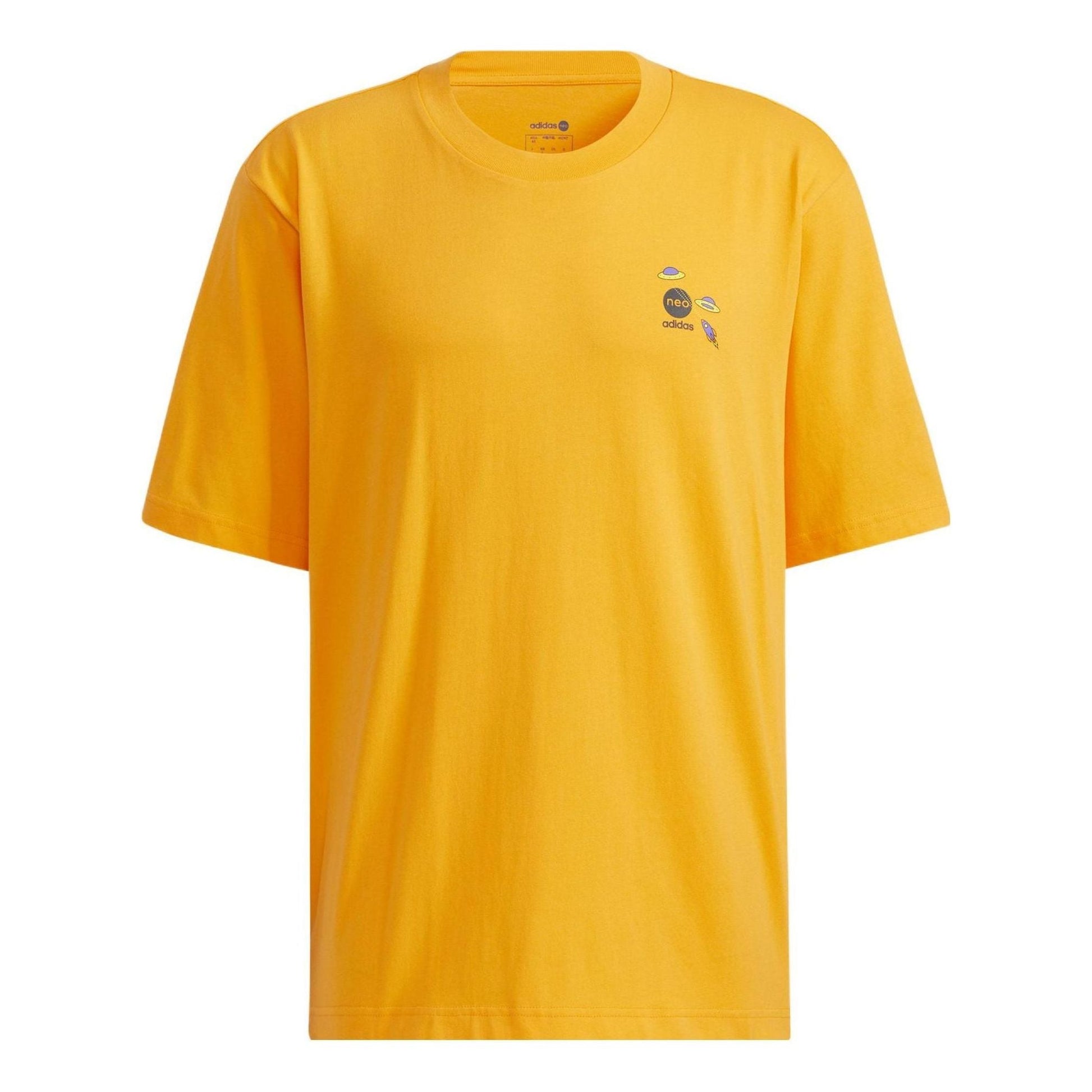adidas Neo Graphic T-Shirts 'Yellow' HC9749