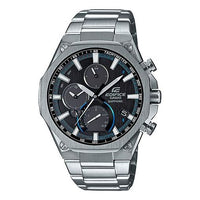 CASIO EDIFICE Solar Powered Sapphire Crystal Stainless Steel Strap Mens Silver Analog EQB-1100YD-1AJF