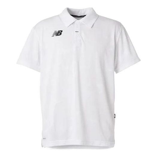 New Balance Black Out Collection Polo Shirt Asia Sizing 'White' AMT35205-WT