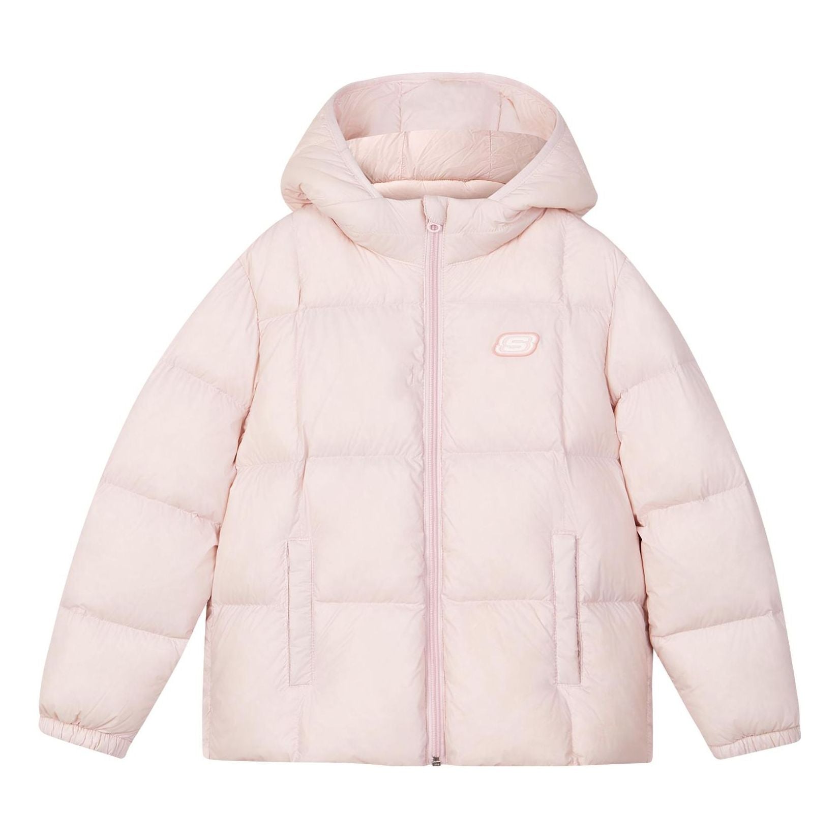(GS) Skechers Letter Printed Down Jacket 'Pink' L423K100-01NX