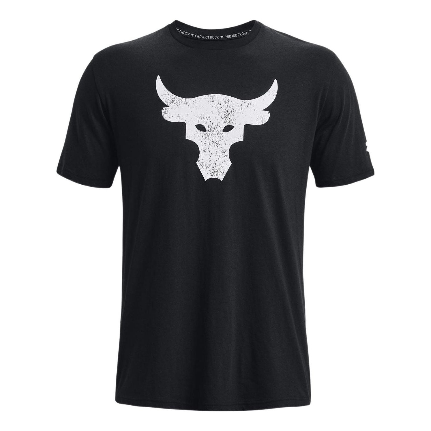 Under Armour Project Rock Brahma Bull Short Sleeve T-shirt 'Black Ivory' 1361733-003