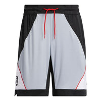 Men's adidas Colorblock Casual Straight Shorts Japanese Version White HB5447
