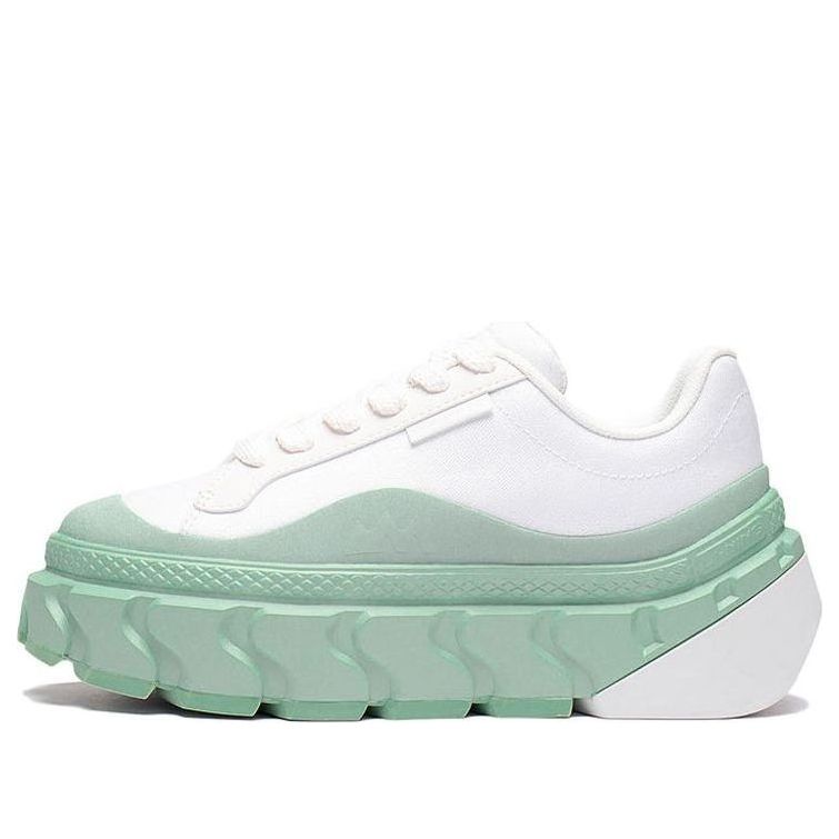 (WMNS) Li-Ning Lifestyle CF Skate Shoes 'Green White' AGCS230-3