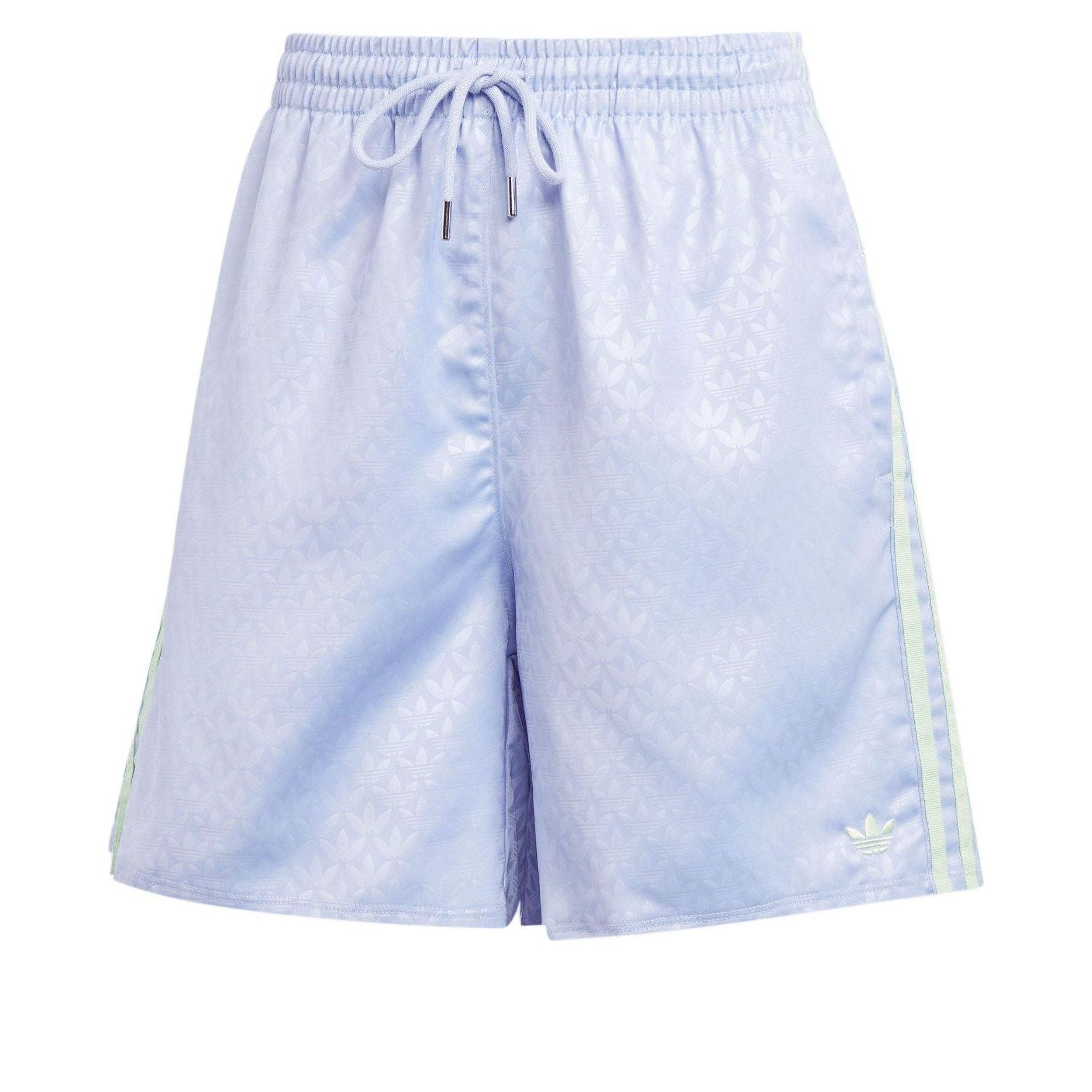 (WMNS) adidas Originals Monogram Shorts Asia Sizing 'Purple Green' IS3850