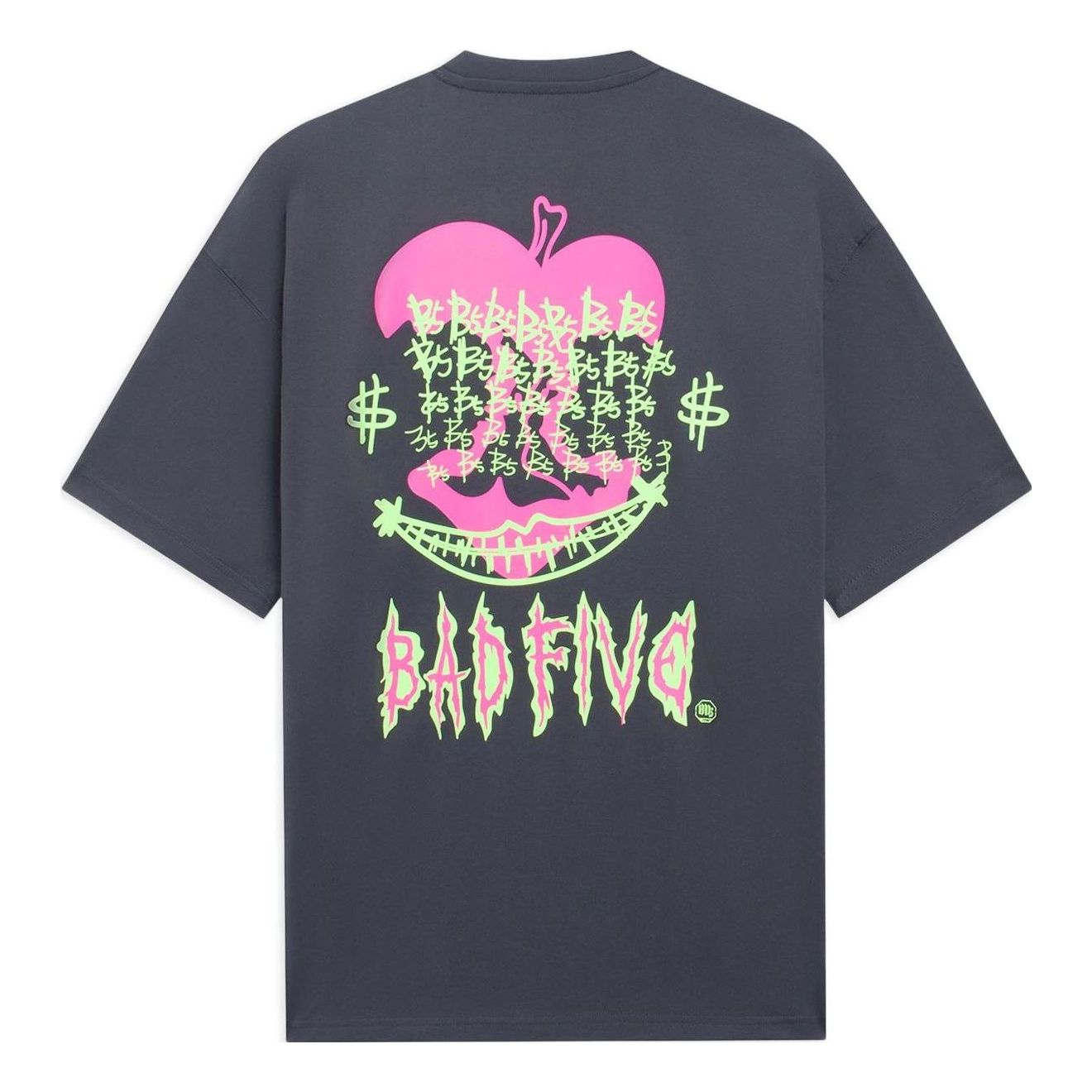 Li-Ning BadFive Graphic Loose Fit T-shirt 'Dark Grey' AHSS421-9