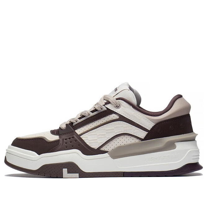 Li-Ning AG Skate Shoes 'White Brown' AGCS245-4