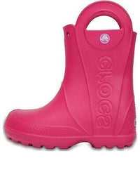 (GS) Crocs Candy Pink Handle It Rain Boots 'Pink' 12803-6X0