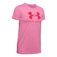 (WMNS) Under Armour Sportstyle Sports Tee Pink 1346844-691